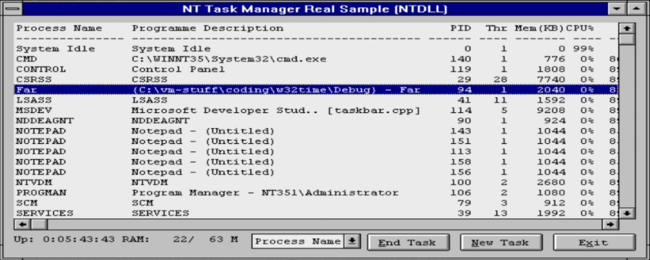 Task Manager screenshot
